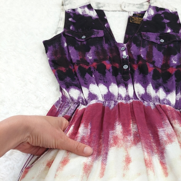 Burton Turnstone Dress Ombre Tie Dye Print - Size S - Picture 6 of 10